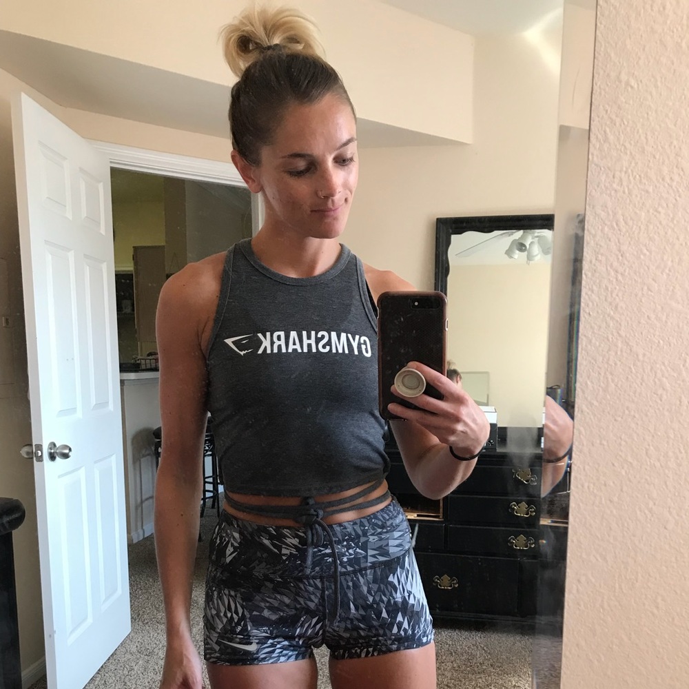Gymshark crop top, small, like new